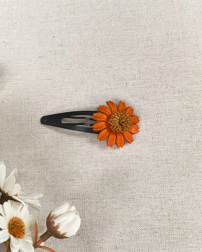 Daisy Hair Clip - Handmade