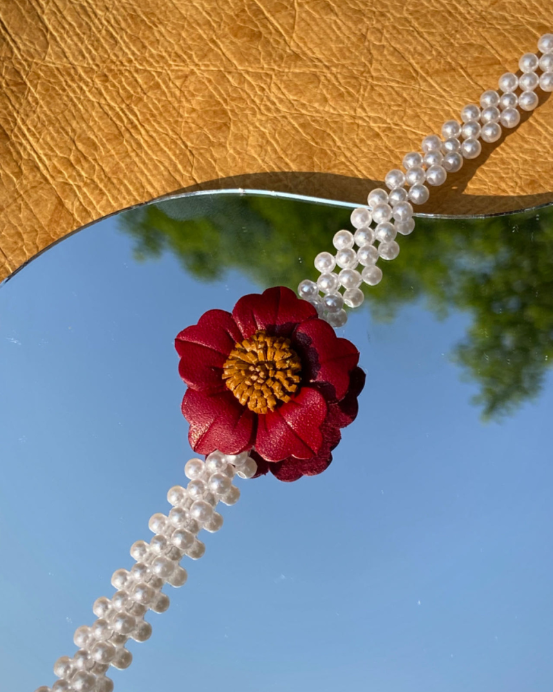 Ariel Pearl Choker - Handmade