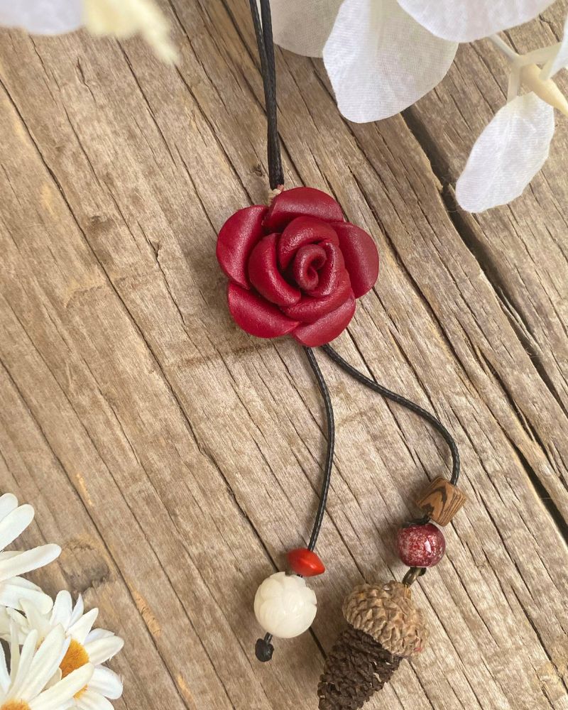 Rose Necklace - Handmade