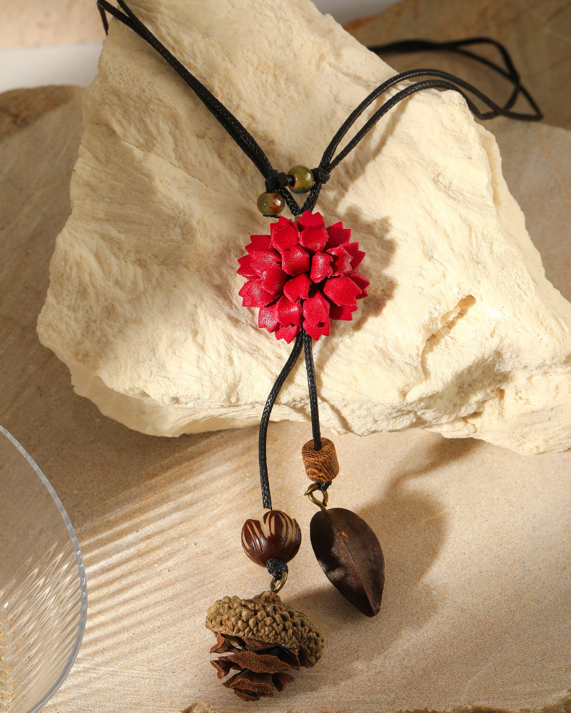 Life Unfolding Necklace - Handmade