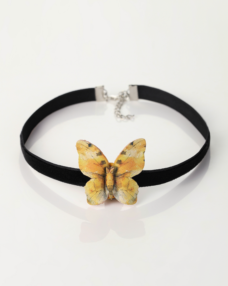 Forest Velvet Choker - Handmade